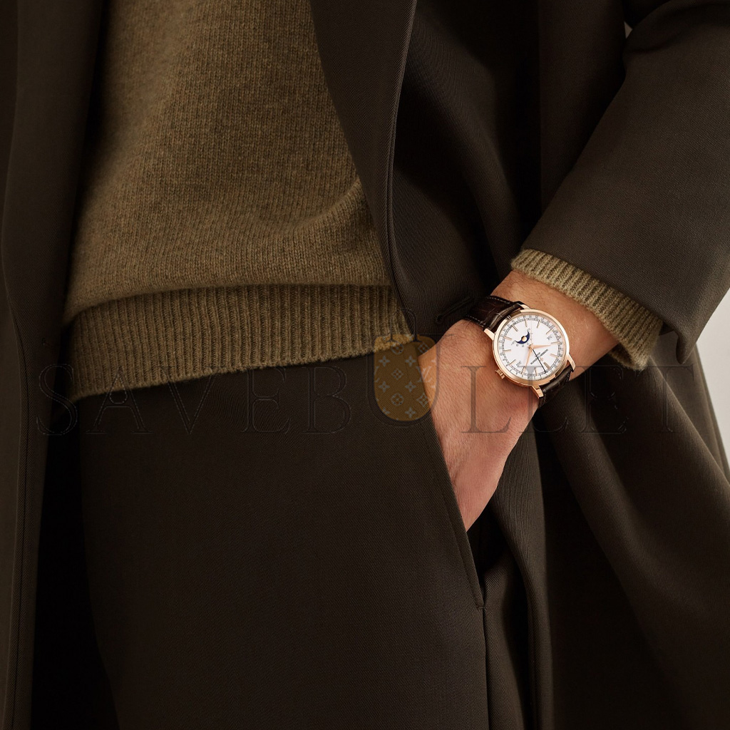 vacheron Co*sta*t*n traditionnelle complete calendar 41 mm pink gold watch 4010t/000r-b344